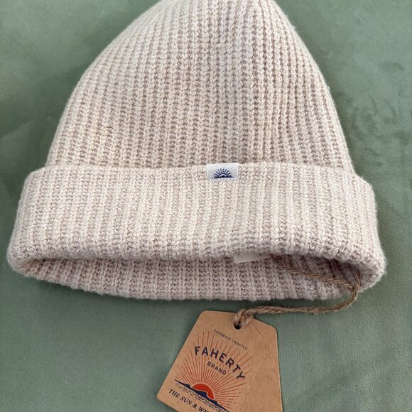 Faherty Brand Women\'s Sandstone Heather Jackson Beanie, OS,  NWT main image 5